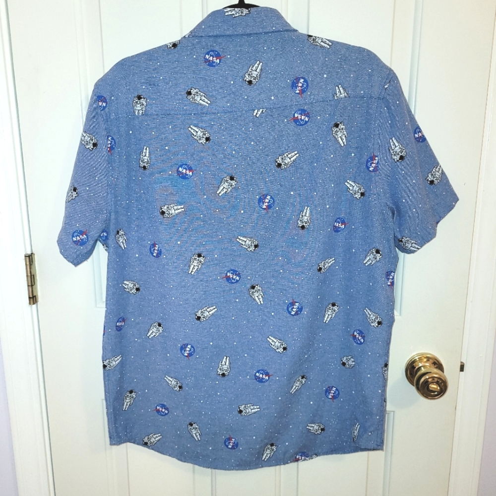 Men's NASA / Astronaut Print Shirt - Picture 2 of 4